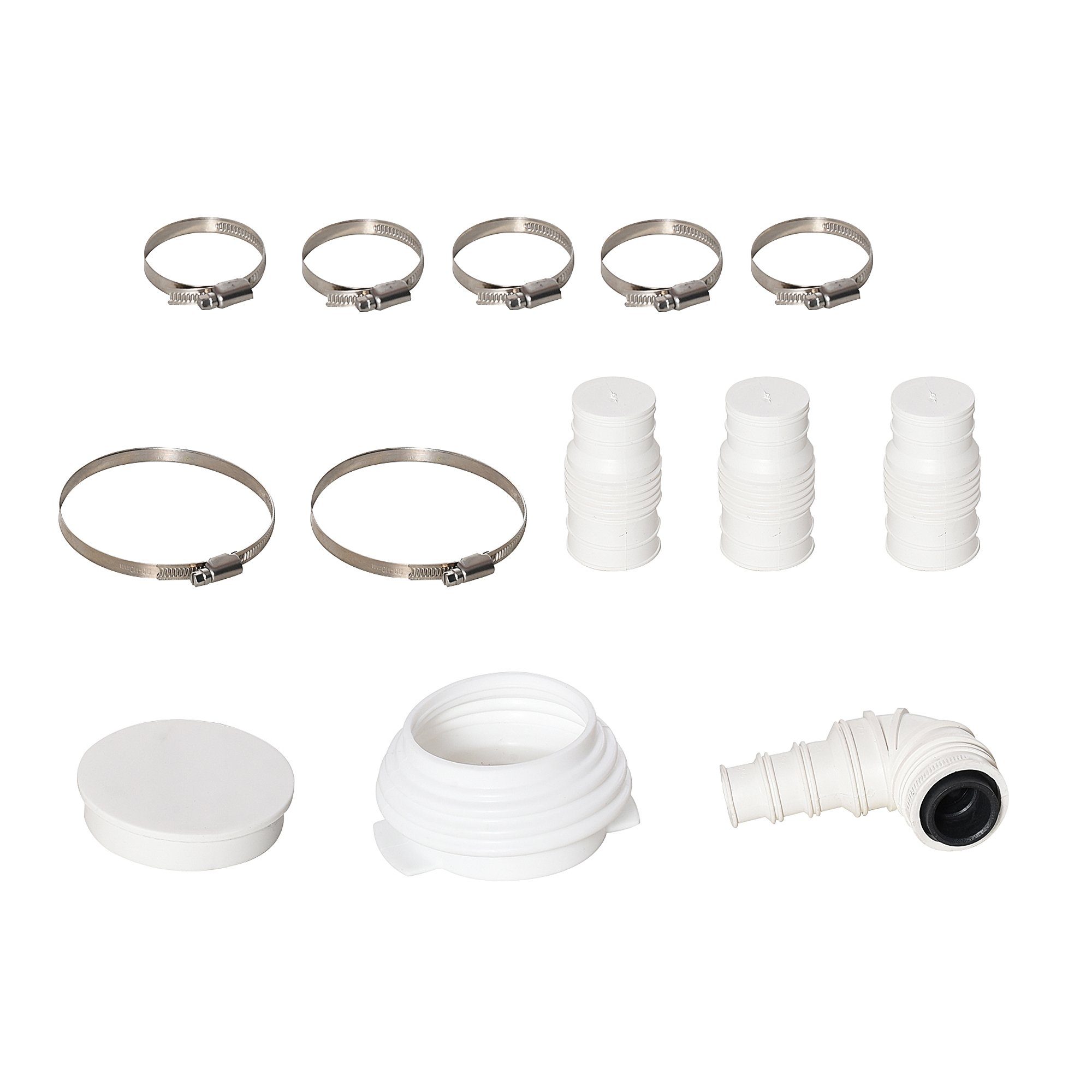 HOMCOM Hebeanlage (Set, 1-tlg., Fäkalienpumpe), Abwasserpumpe 500W Haushaltspumpe für WC Dusche
