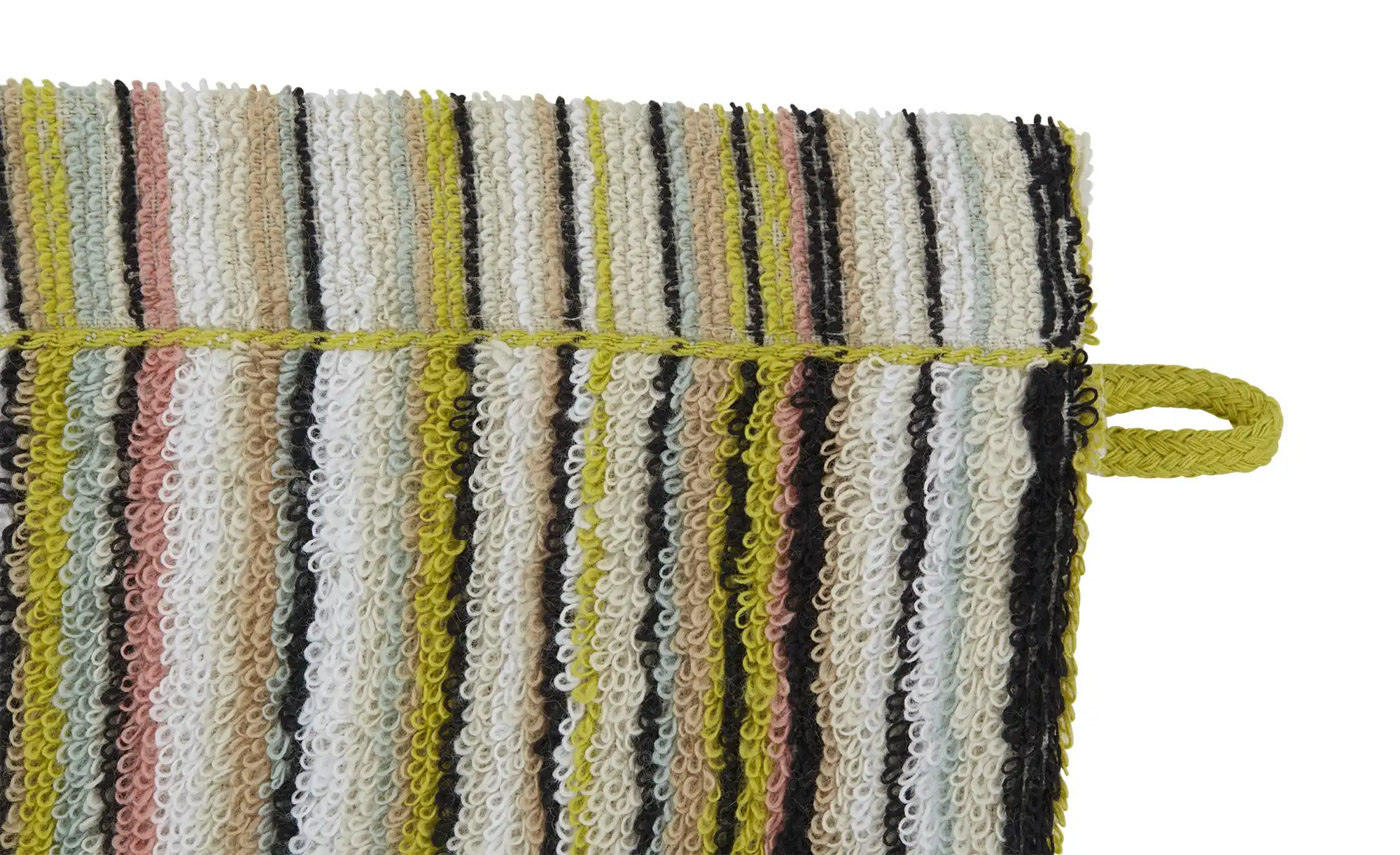 como Waschhandschuh Jacquard Streifen
