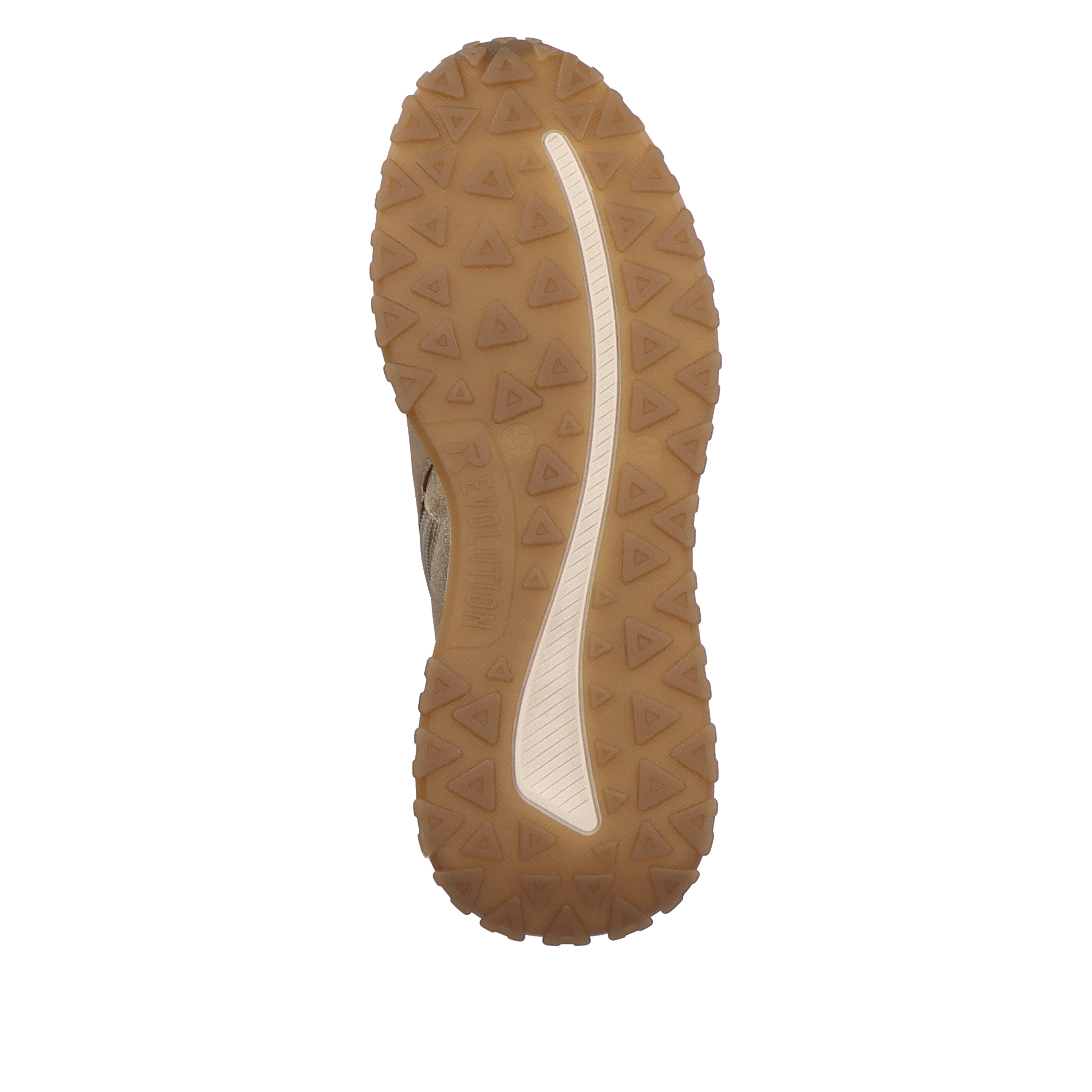 Rieker Damen Sneaker High champagner beige