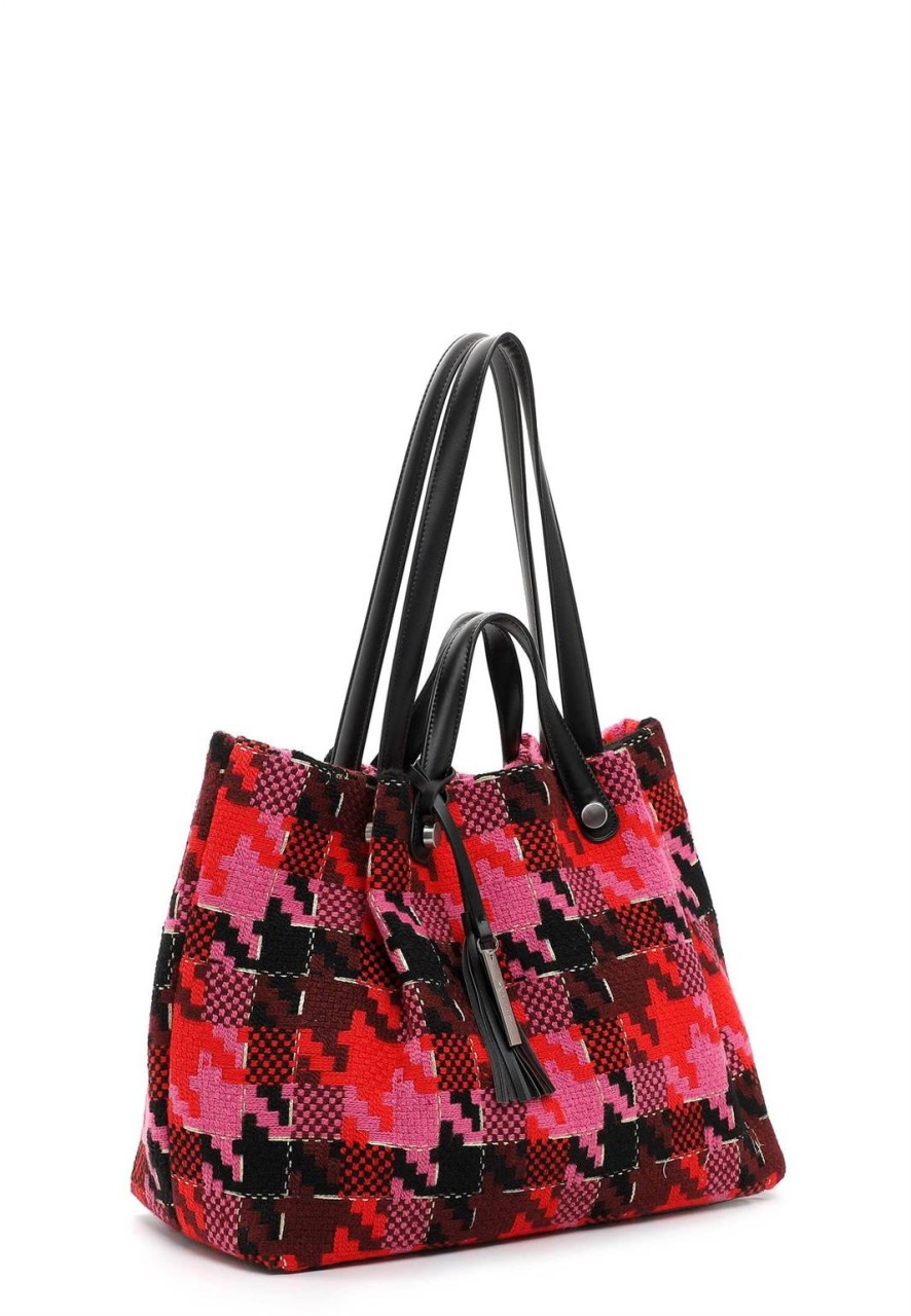 SURI FREY Handtaschen rot JULY Cityshopper L