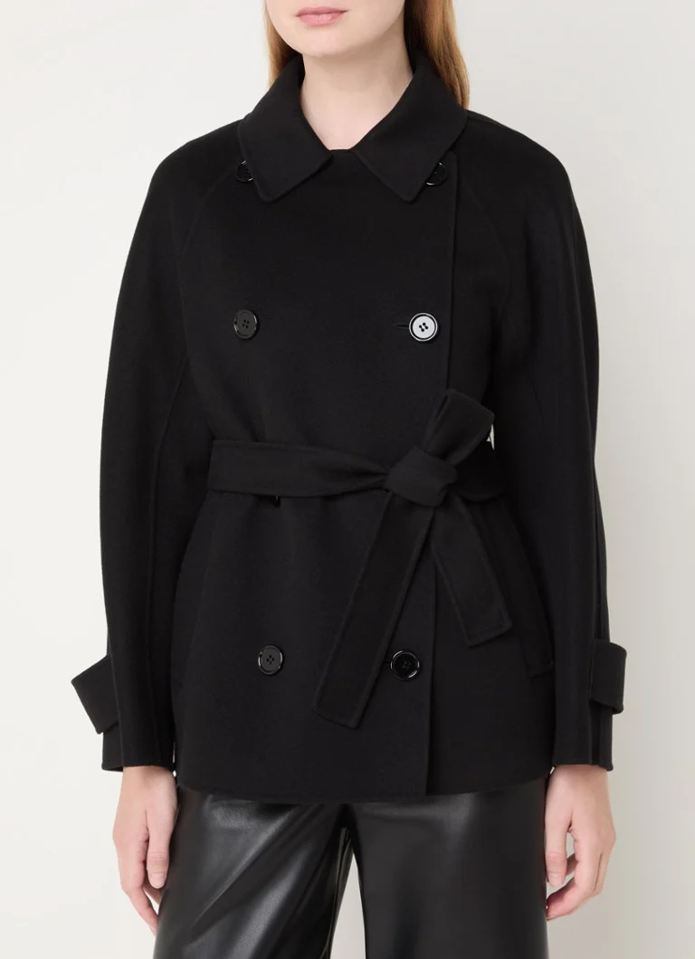 MaxMara Louis kaksirivinen neitsytvillainen takki sivutaskuilla