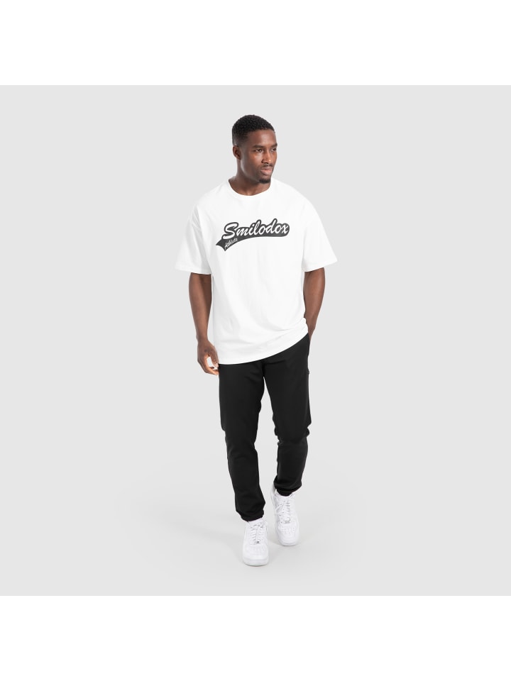 SMILODOX Unisex T-Shirt Macey in Creme günstig kaufen
