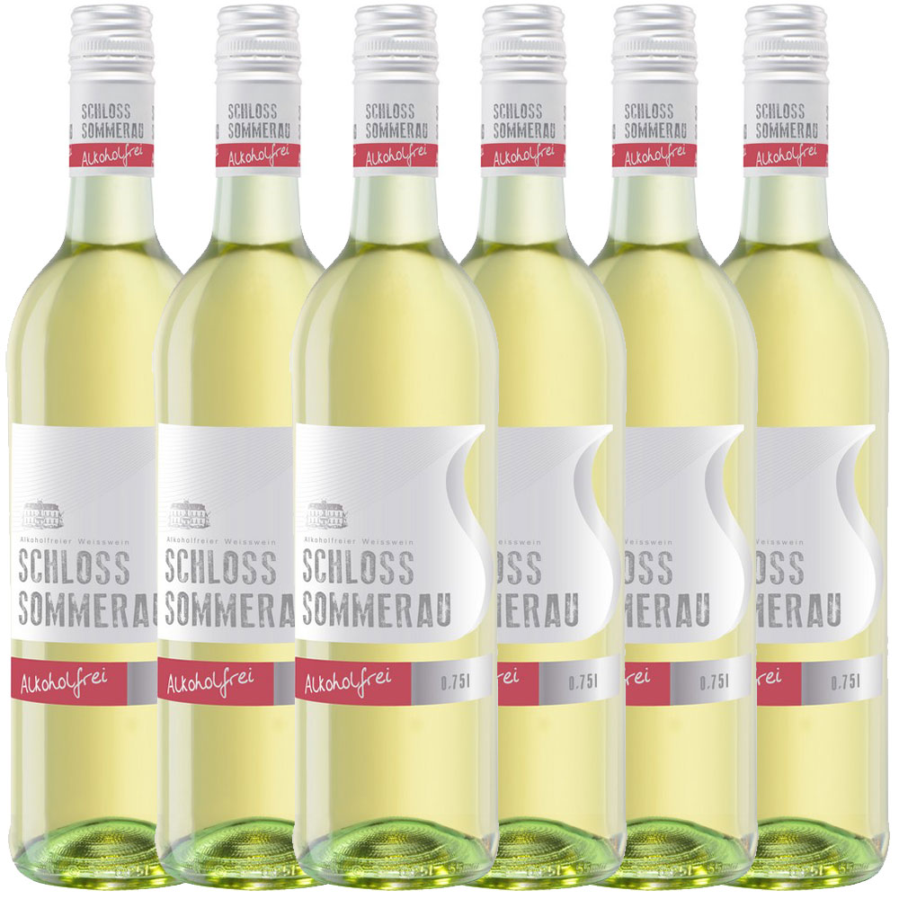 Schloss Sommerau alkoholfreier Weißwein 0,75l - 6er Karton