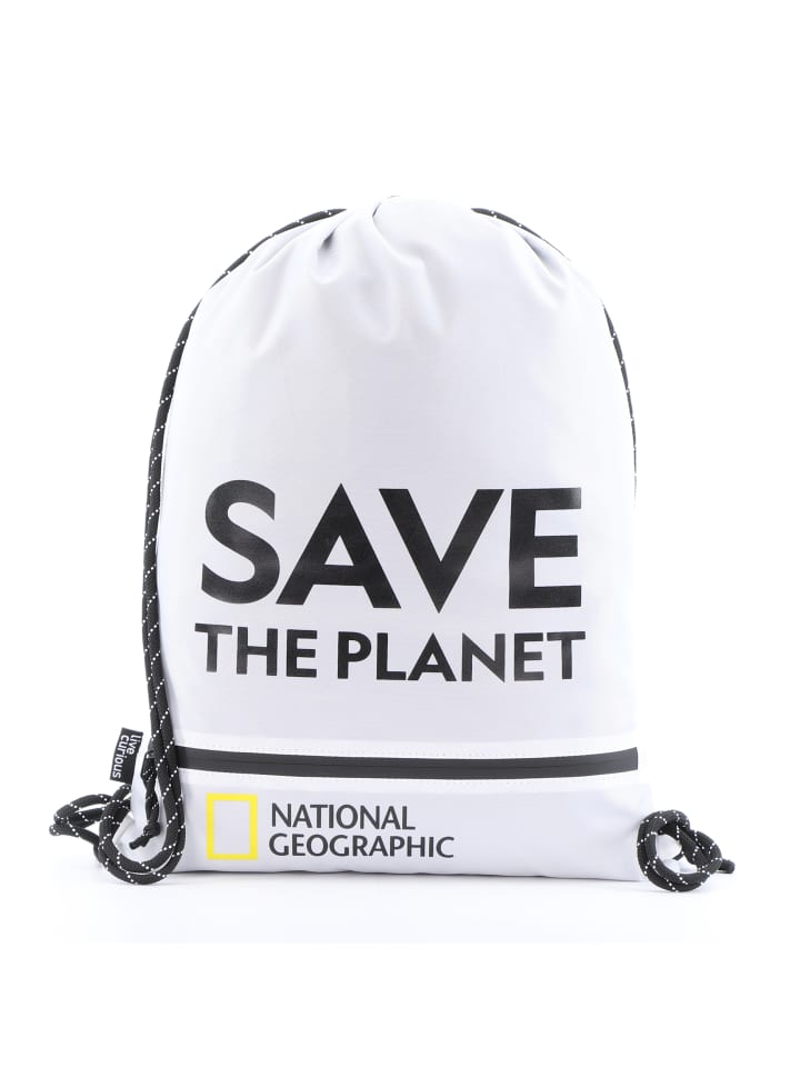 National Geographic Turnbeutel Saturn in Weiß günstig kaufen onesize