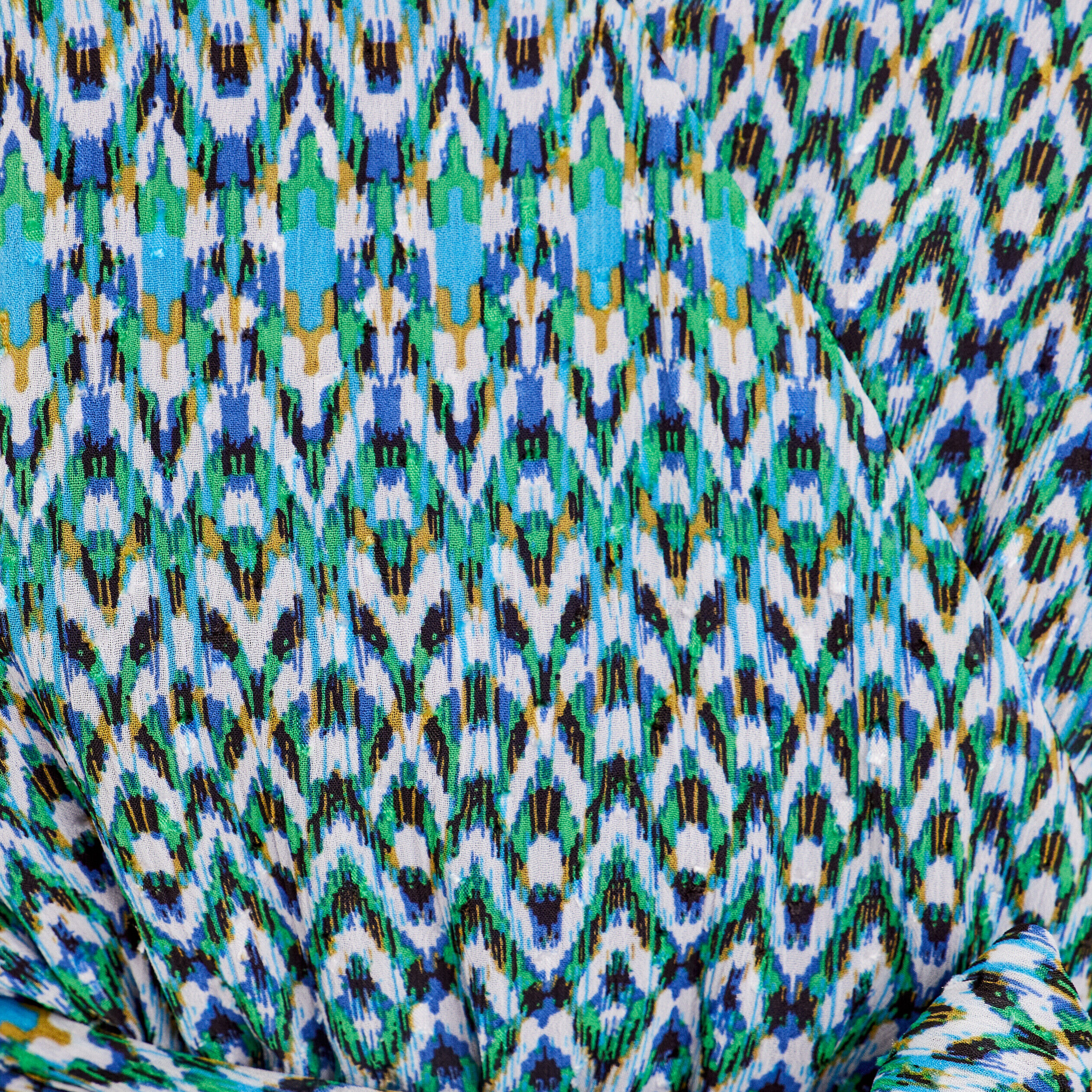 Robe longue évasée bleu femme | Cache Cache