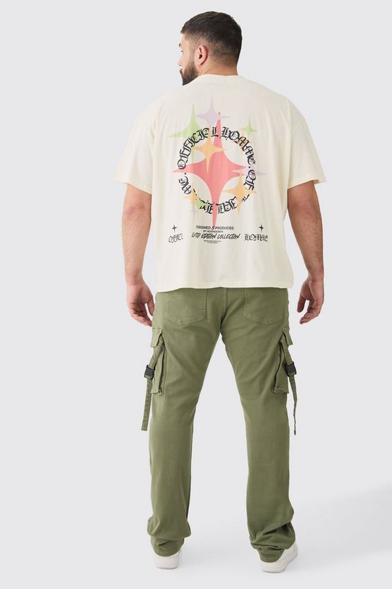Plus Slim-Fit Cargo-Hose
