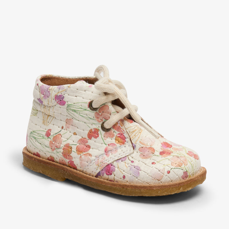 tue l flower print white - Weiß