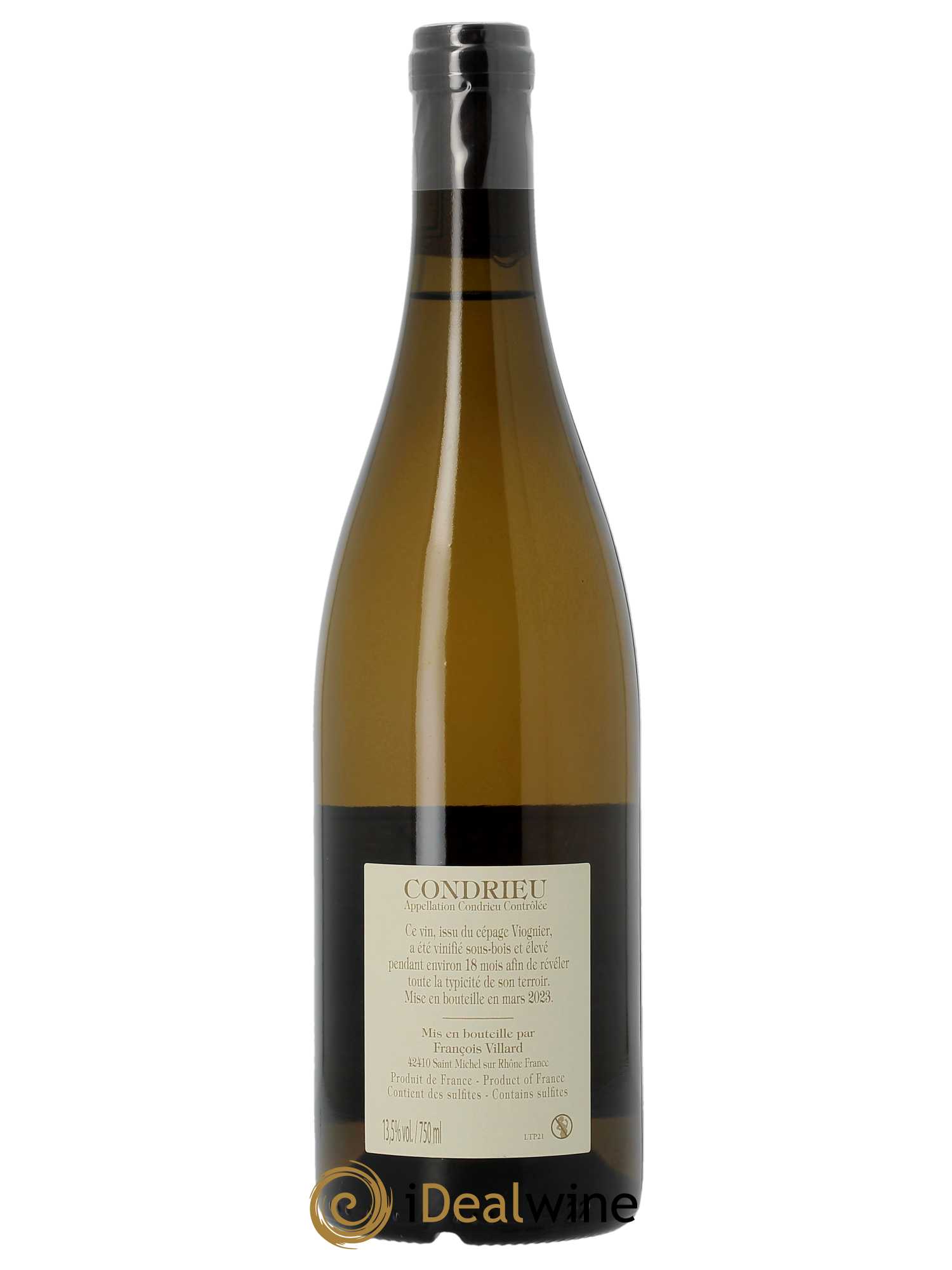Condrieu Les Terrasses du Palat François Villard  2021 - Lot de 1 Bouteille