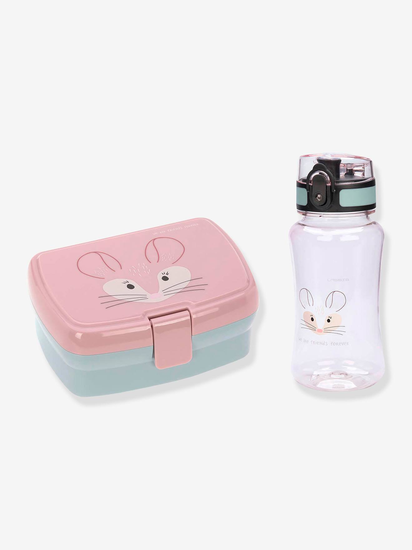 Lässig Kinder-Set: Brotdose & Trinkflasche ABOUT FRIENDS LÄSSIG - salbeigrün