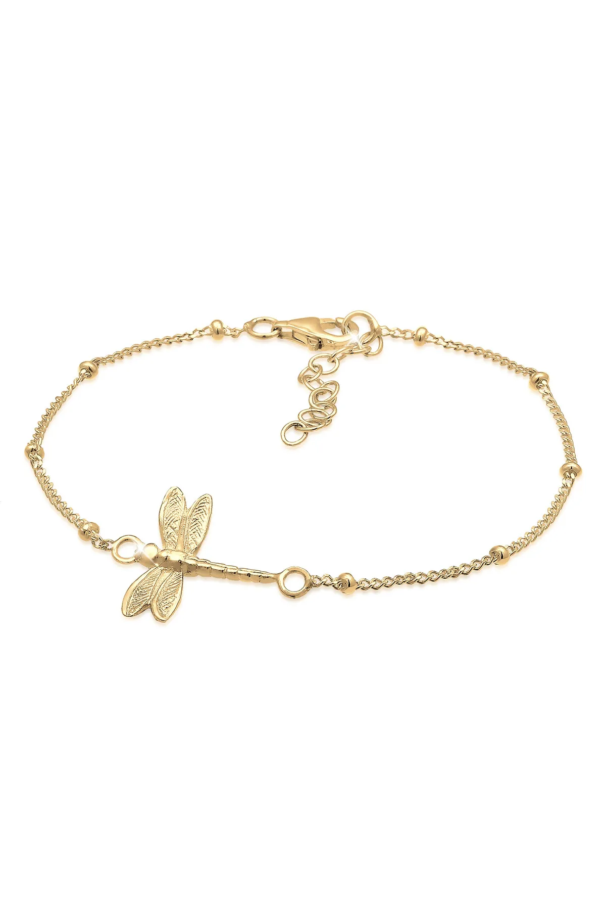 ELLI  Armband Libelle Kugelkette Verspielt Sommer 925 Silber