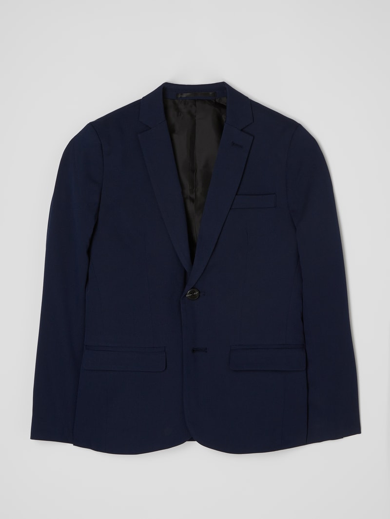 Blazer mit Reverskragen in blau