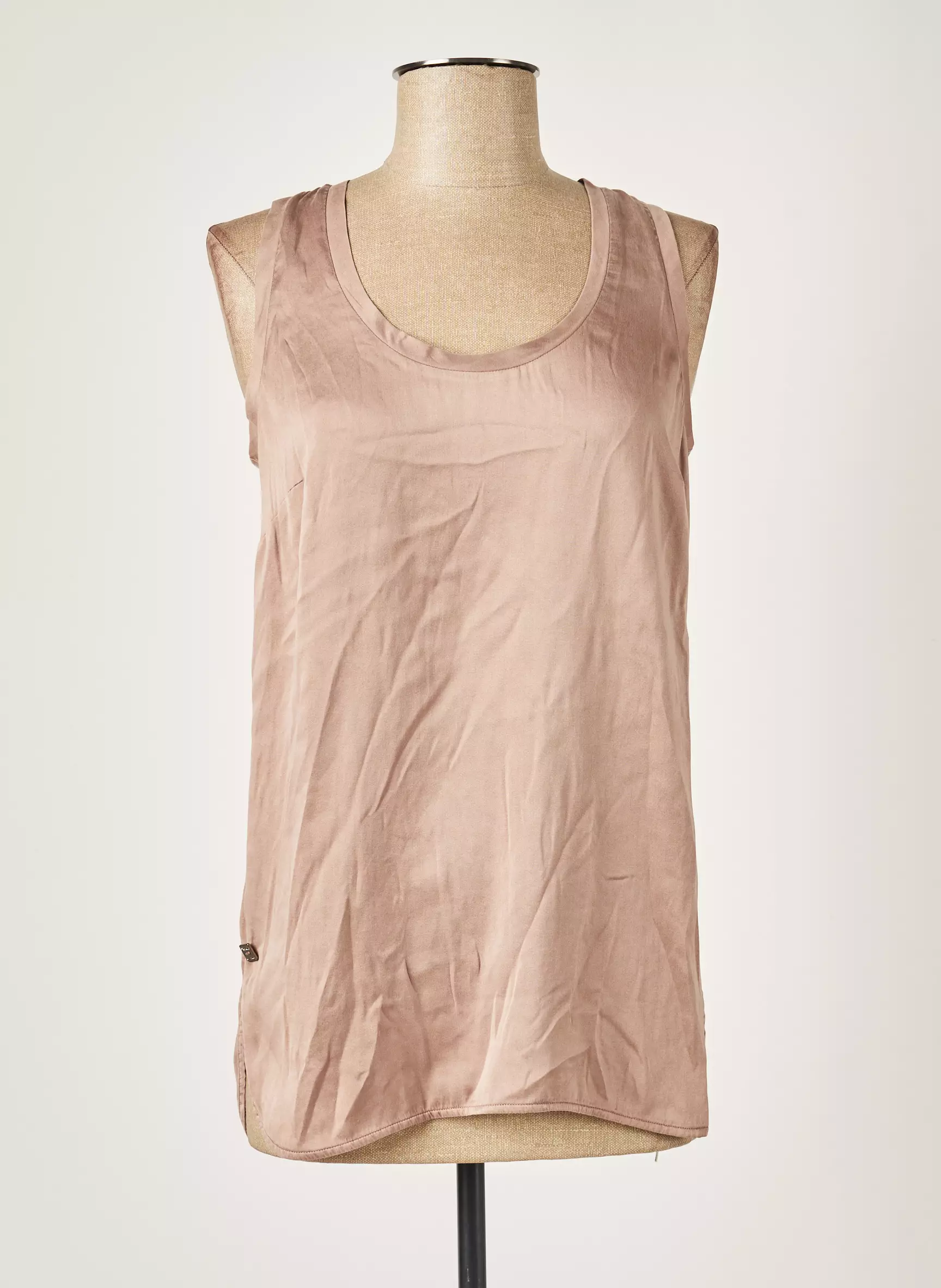 Manila Grace Debardeurs Femme couleur marron