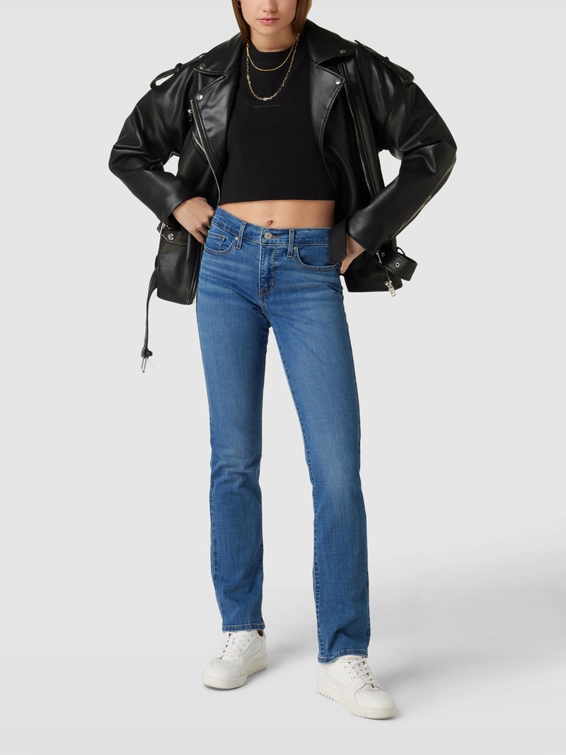 Jeans mit Label-Patch Modell '314™ SHAPING STRAIGHT' Modell 314™ SHAPING STRAIGHT in bleu