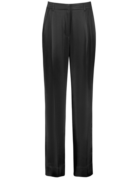 Satinhose mit weitem Bein Palazzo