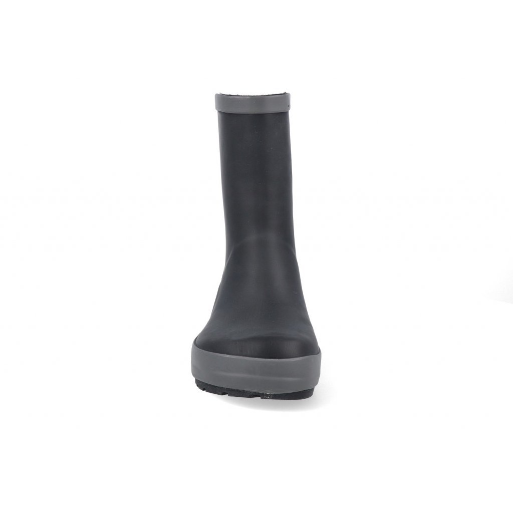 Koel4Kids Wellie Bare Solid Black Barfuß-Gummistiefel
