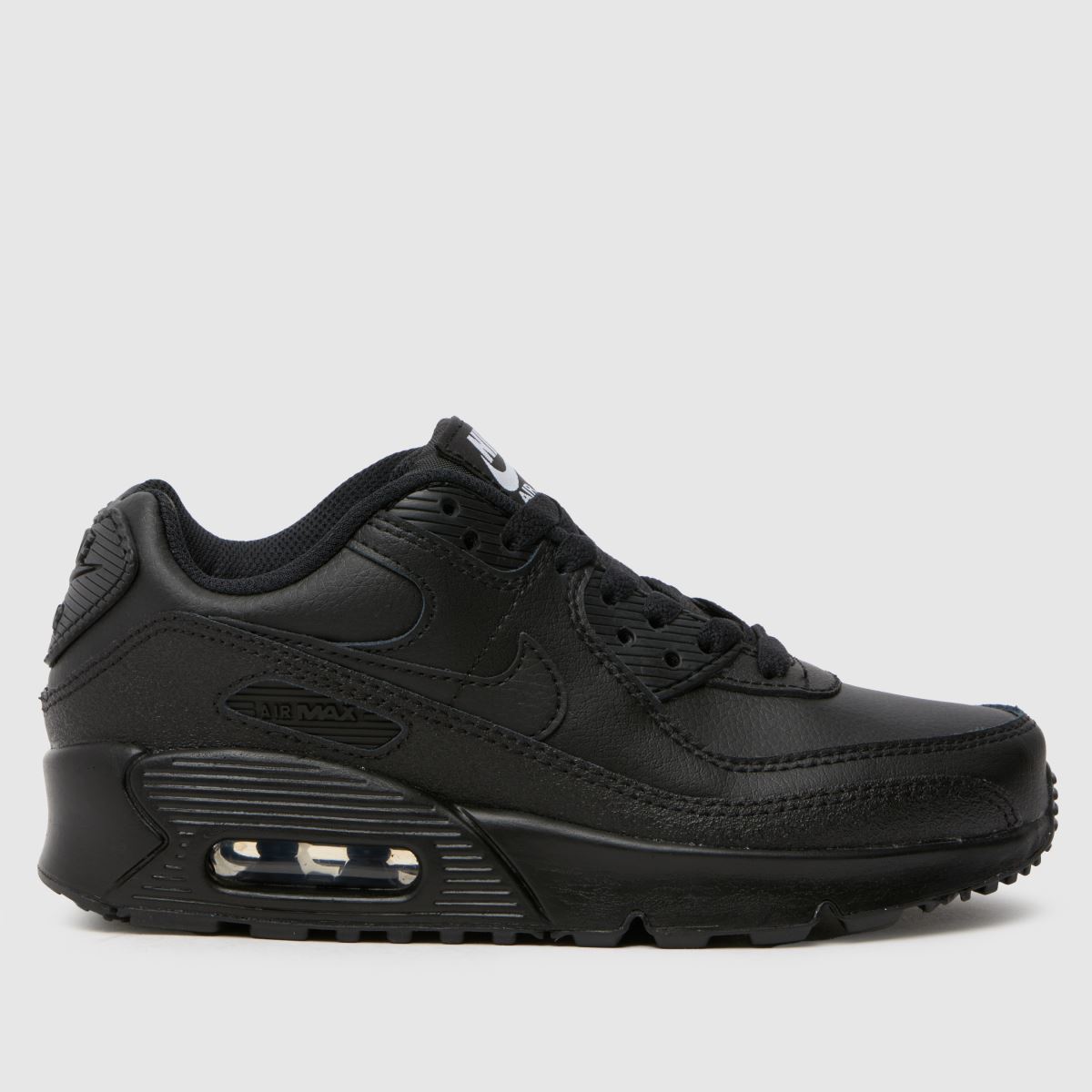 Nike svarta Air Max 90 ungdomsskor