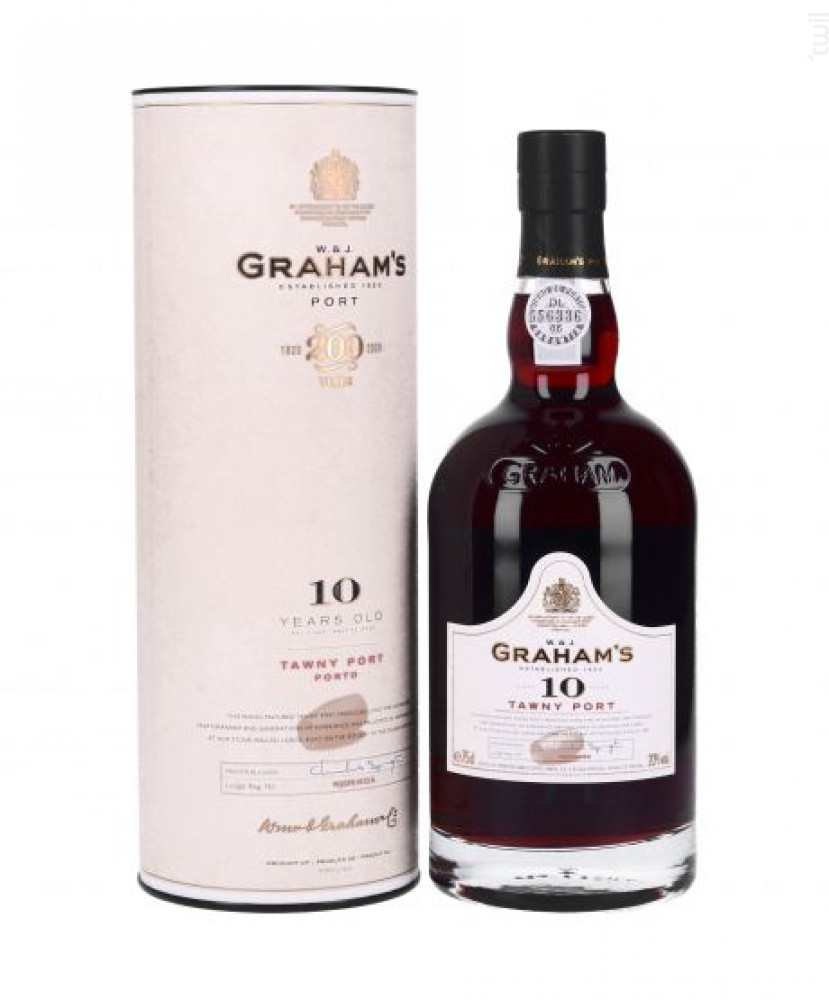Graham's Tawny 10 Ans + Canister Graham's Vin Rouge●Porto DOC Non millésimé 75cl