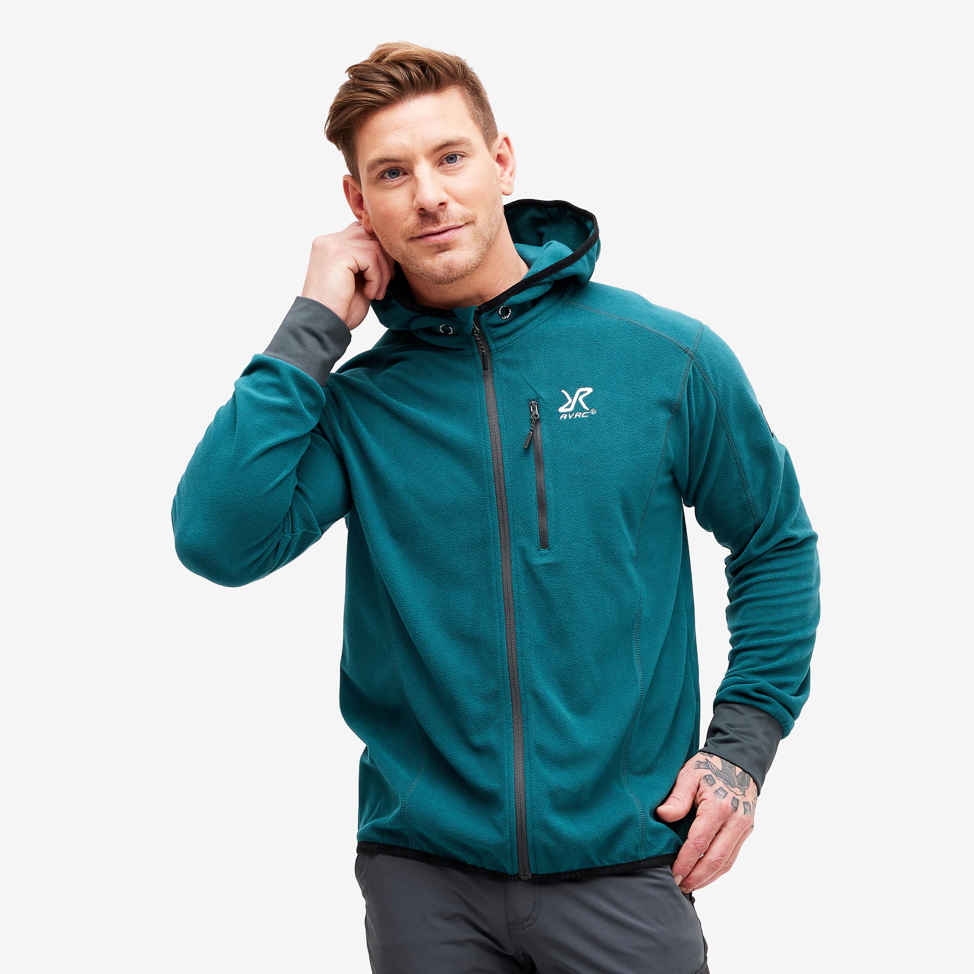 Trekker Hoodie Homme Teal