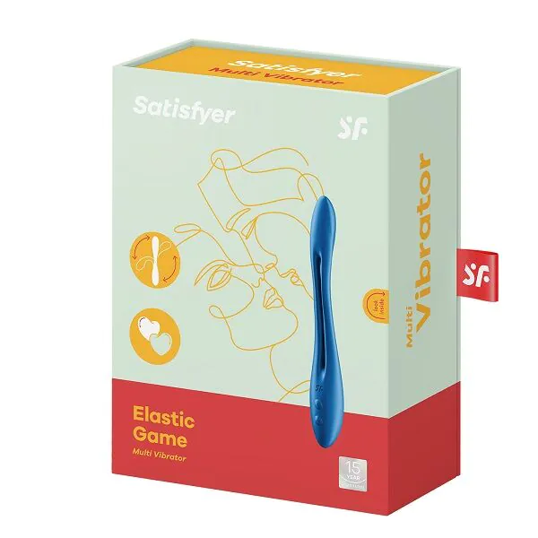Satisfyer Elastisk Spilmassageapparat Mørkeblå
