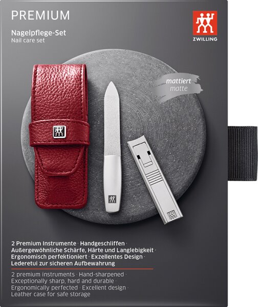 ZWILLING Beauty Premium Nagelpflege-Set - red Maniküre-Set