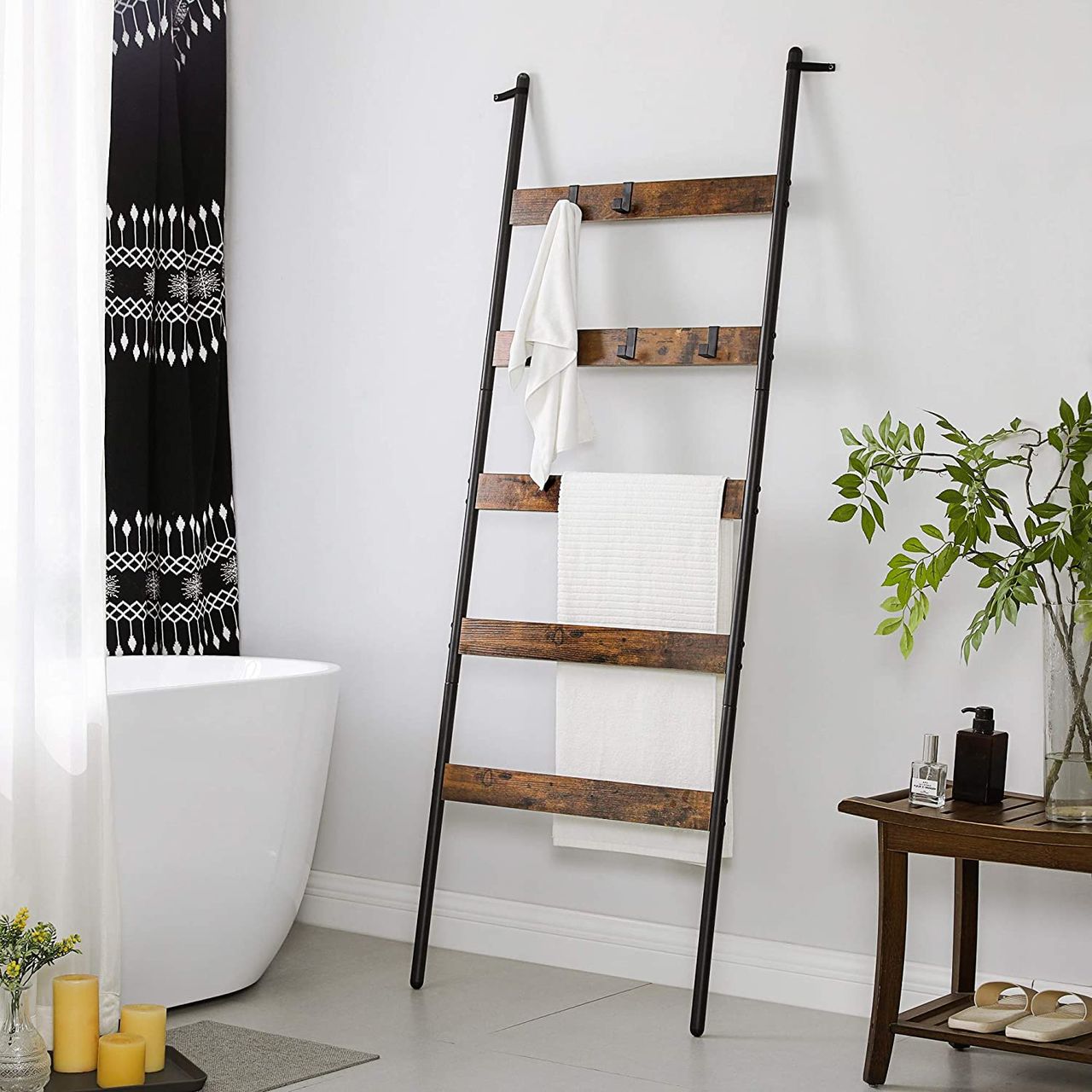 Vasagle Deckenregal, 60x176cm, rustikalbraun