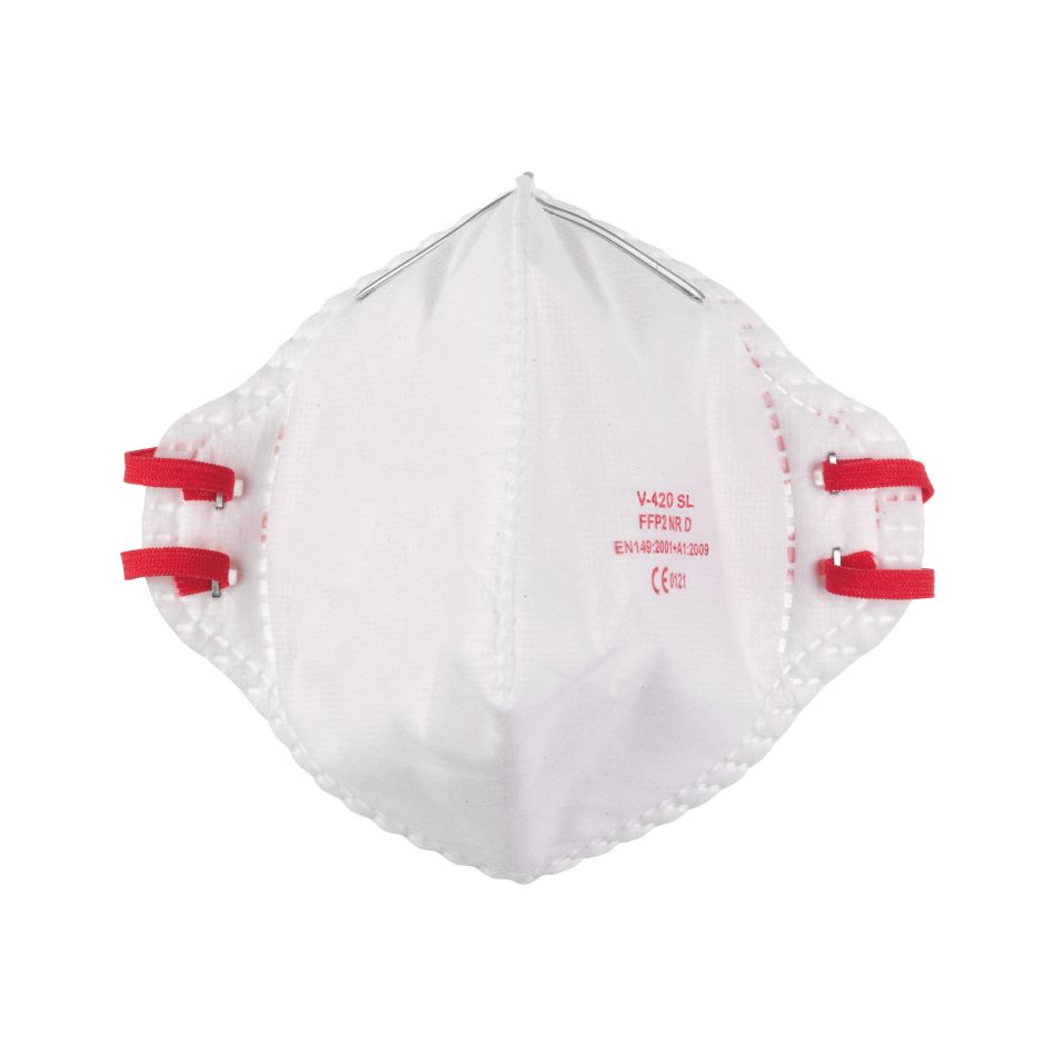 Mascarilla antipolvo plegable FFP2 Milwaukee Accessories 4932479238 - 20 unidades