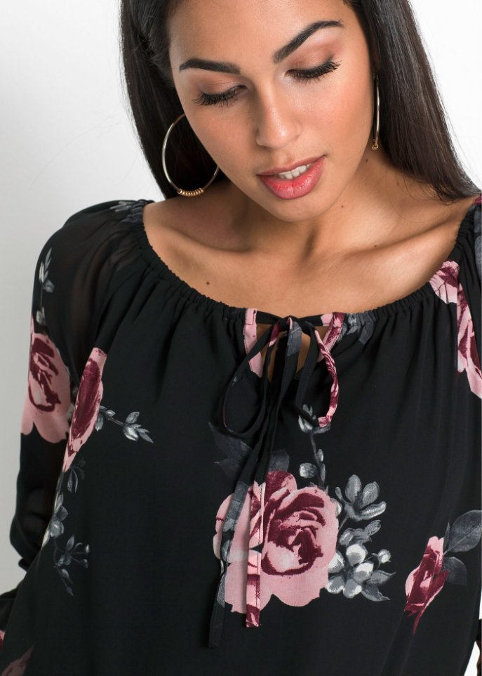 Bluse mit Tunnelzug