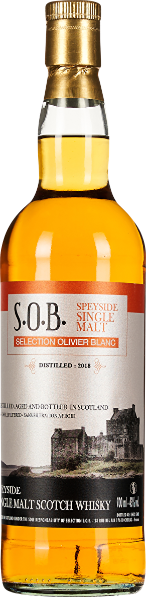 S.O.B. Selection Olivier Blanc Scotch Whisky Single Malt Speyside 0,7 Liter 2018