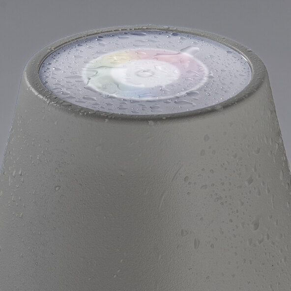 LED Akku-Tischleuchte Cosenza mit RGB-Farbwechsel, 2er Set