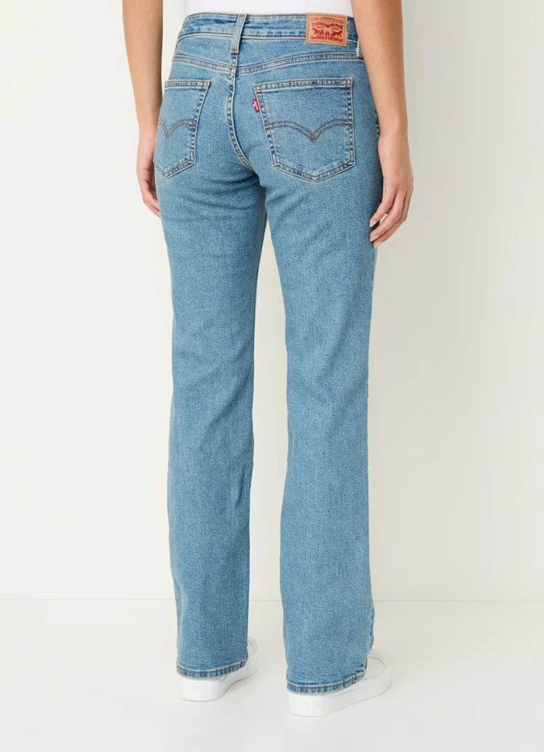 Blugi Levi's cu talie joasă, spălare medie