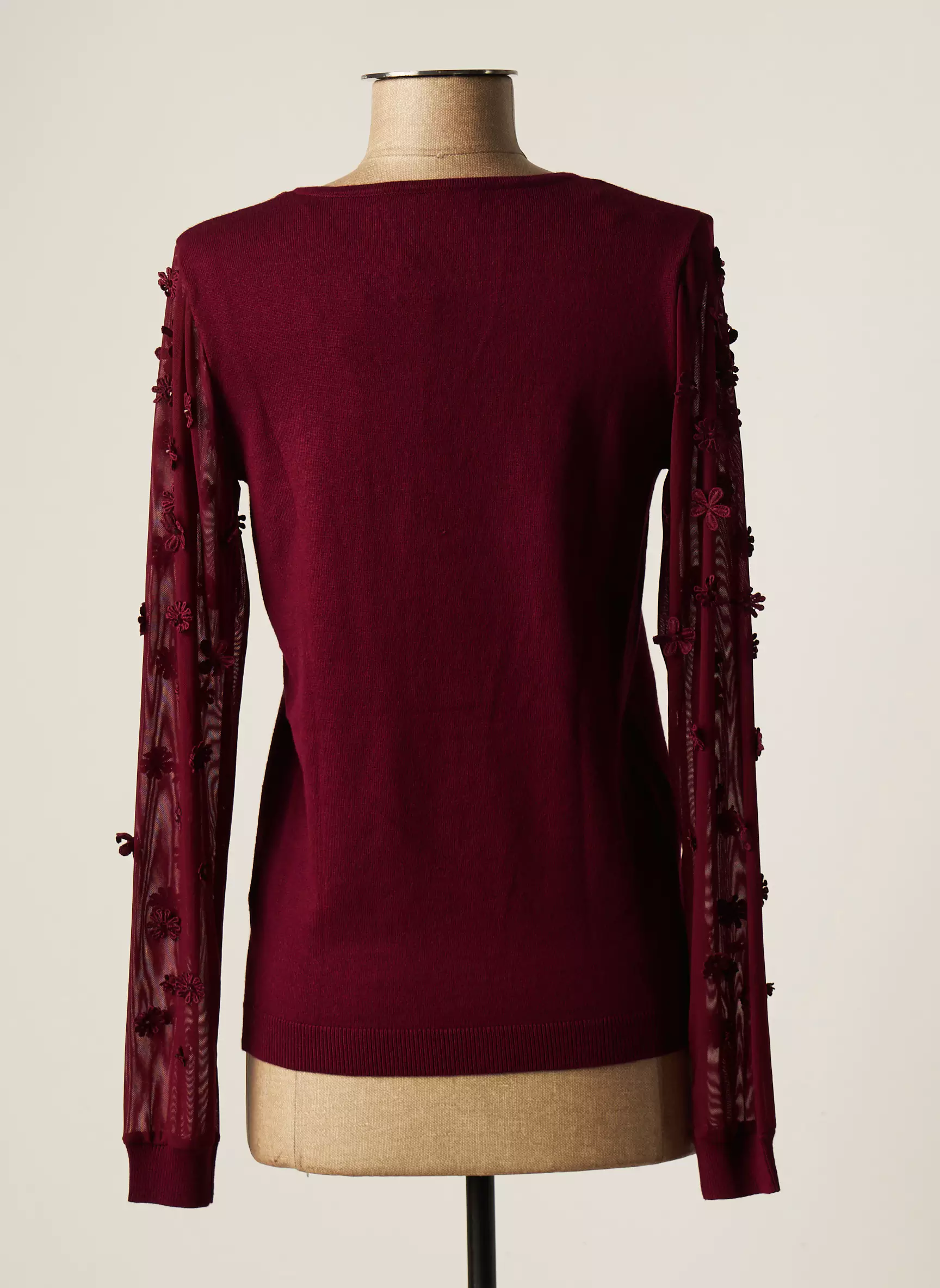 Julie Guerlande Pull Tuniques Femme couleur rouge