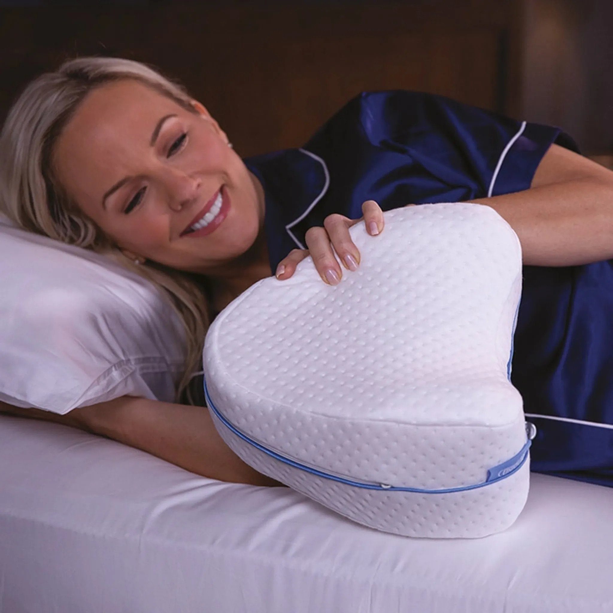 EBUY Seitenschläferkissen Leg Pillow Komfort für Seitenschläfer ergonomisches Knie, 1-tlg.