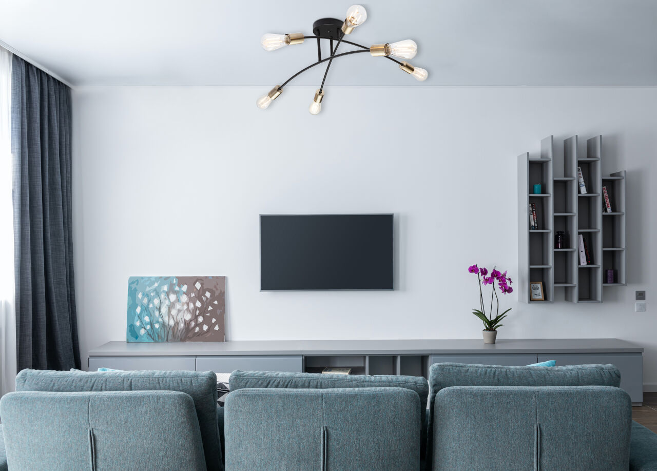 Globo Lighting - SARINI - Deckenleuchte Metall schwarz, 6x E27