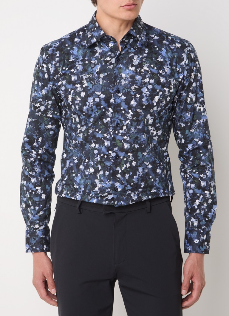 HUGO BOSS Hank slim fit košulja s cvjetnim printom
