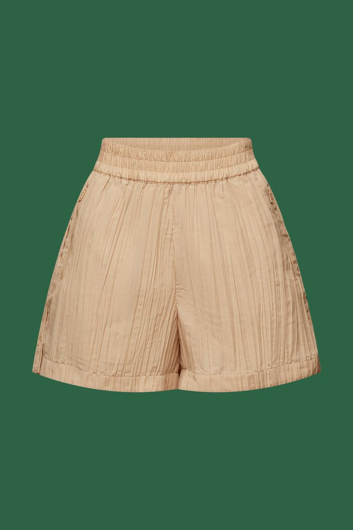 Plissierte Shorts mit hohem Bund