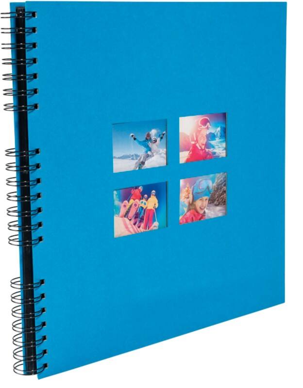 Exacompta Milano Spiralfotoalbum Hardback Papier 33 x 35 x 3,3 cm Blau