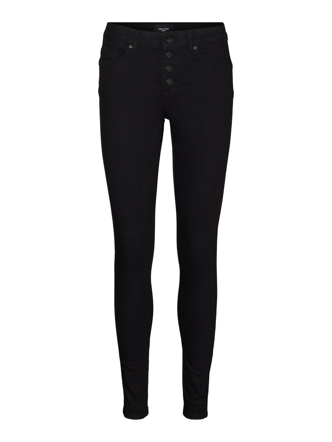 VMALIA Mid Rise Gerade geschnittener Slim Fit Jeans