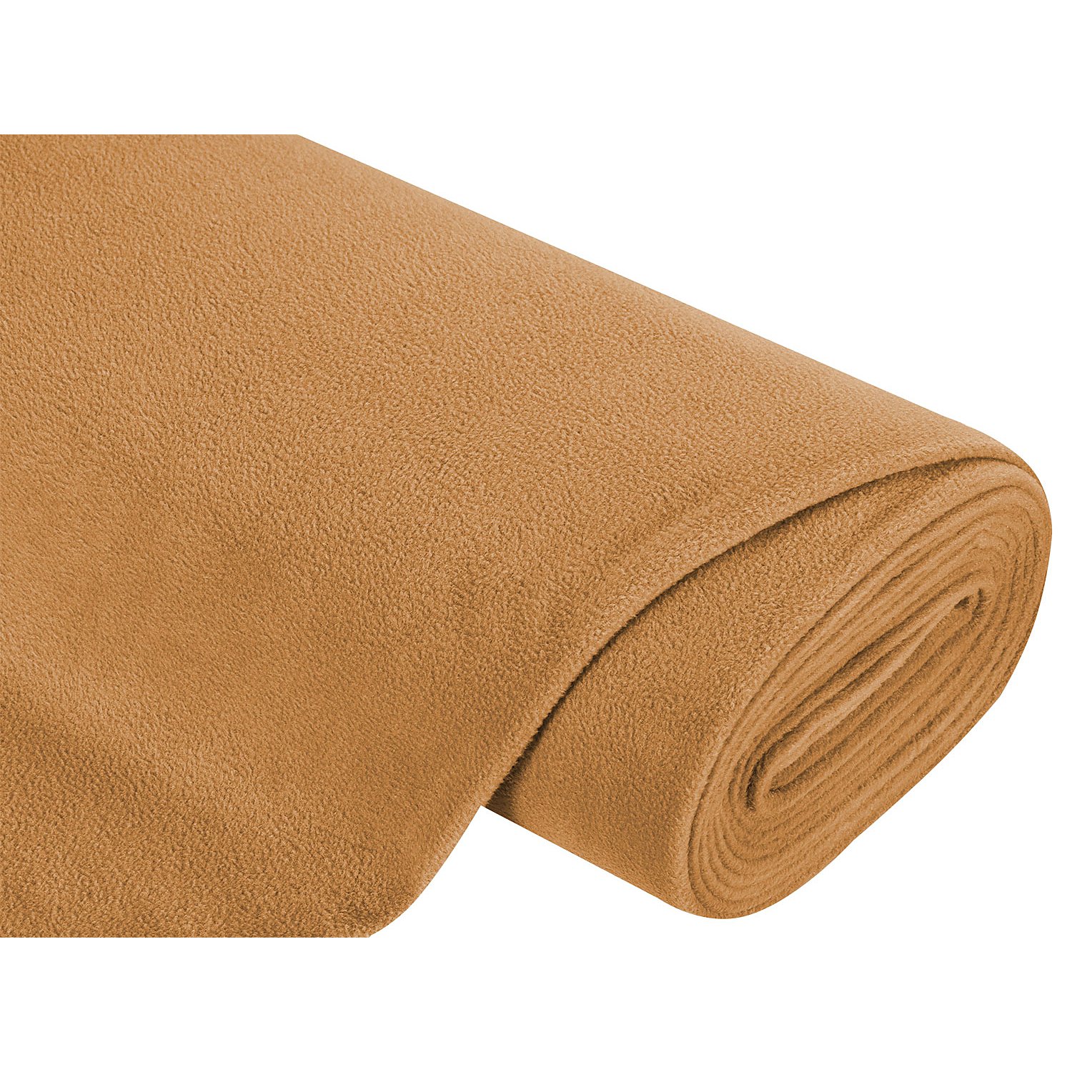 Fleecestoff, camel