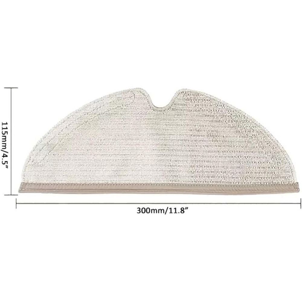 Zubehör-Set Wischtücher für Xiaomi Roborock S5 MAX, S6 Pure /E5 Staubsauger, Melteine, (6-tlg)