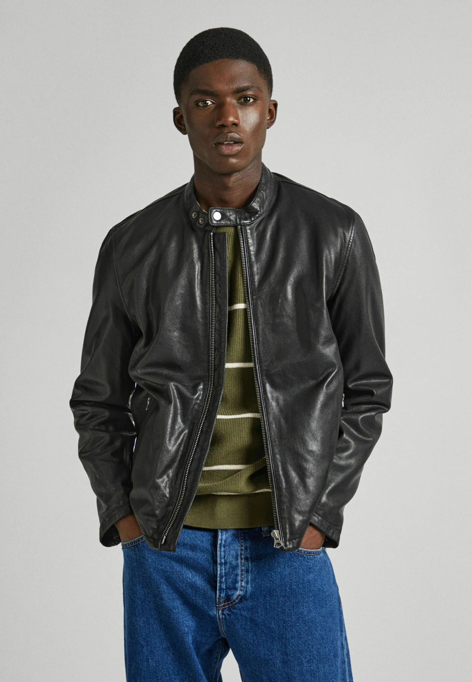 Chaqueta de cuero Pepe Jeans