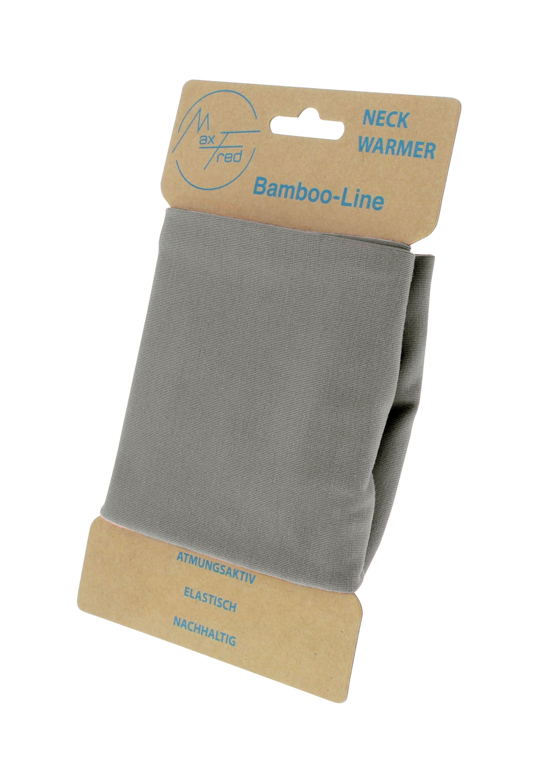Maxfred Multifunktionstuch Bamboo hellgrau Multifunktionstuch, Elastisch, Nachhaltig, geringe Geruchsaufnahme, Ultraweich