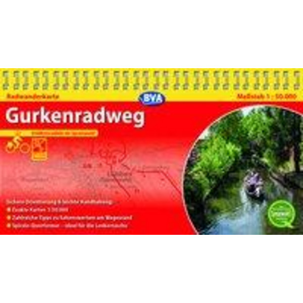 Kompakt-Spiralo BVA Gurkenradweg 1:50.000 - Radwanderführer