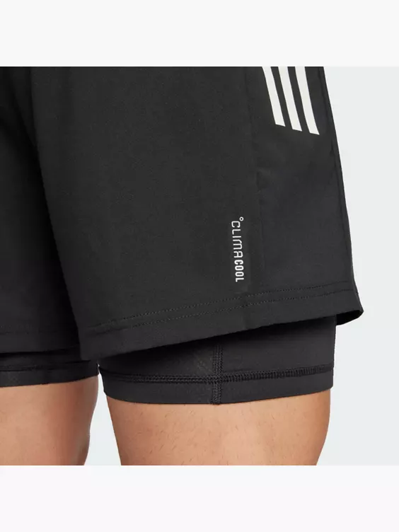 adidas Own the Run CLIMACOOL 2-in-1 Shorts