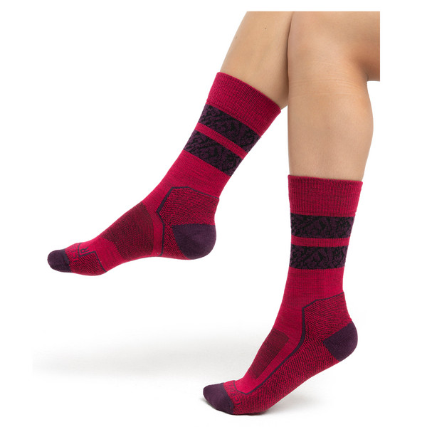 W HIKE+ LIGHT CREW NATURAL SUMMIT Damen - Wandersocken
