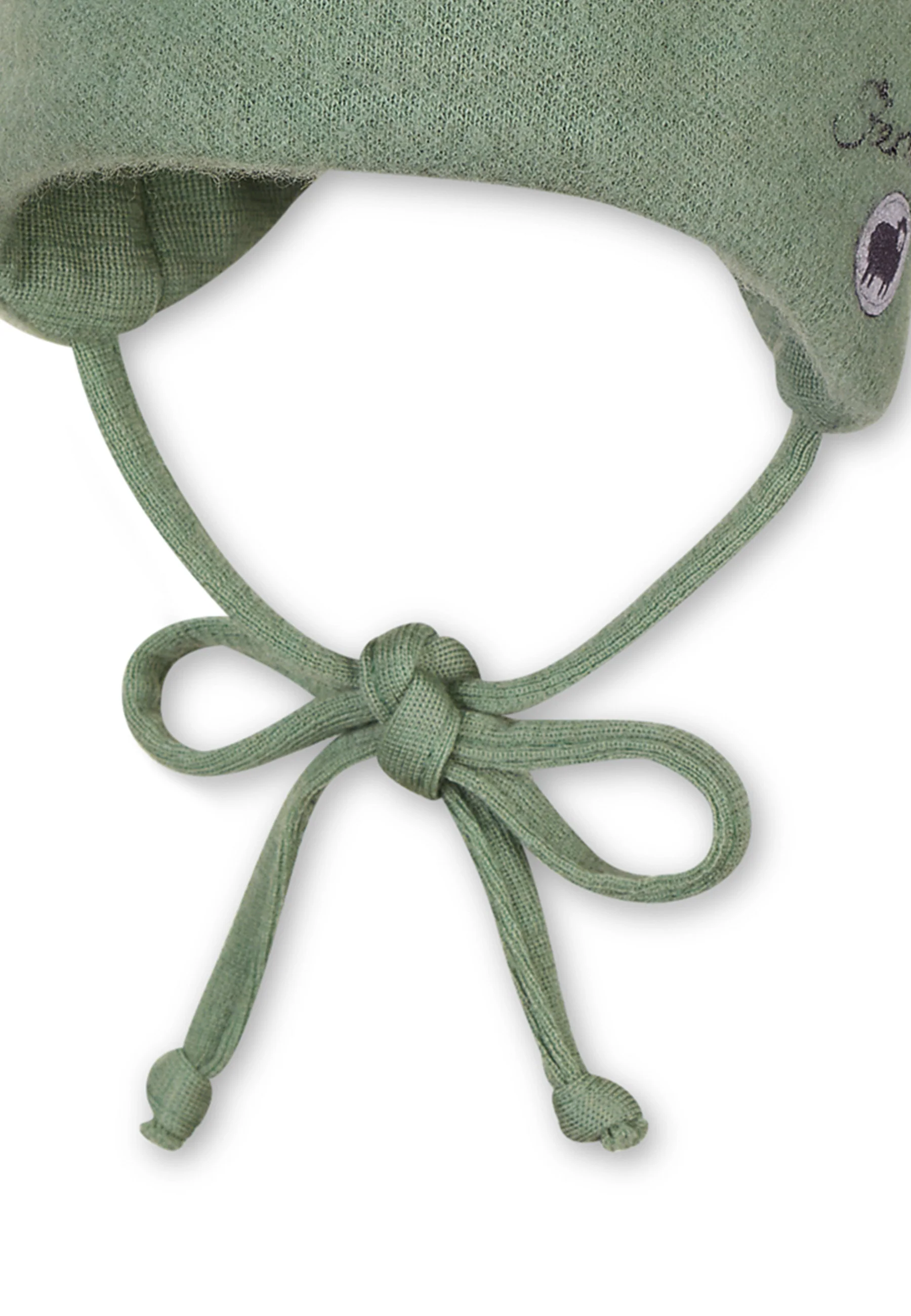 Mütze aus Wolle (Merino) mit Bindeband in 5 Farben