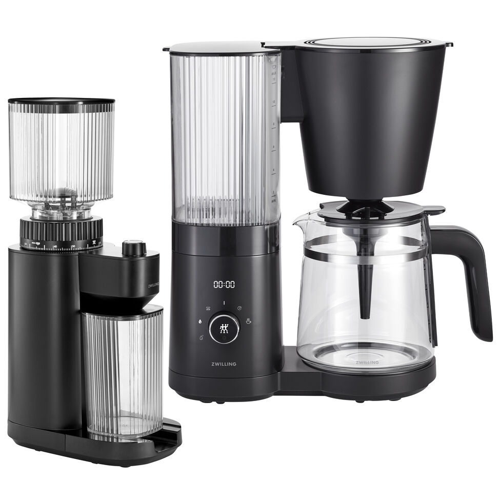 Kaffee-Set 2 tlg., Schwarz