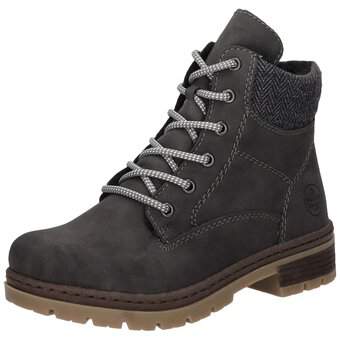 Rieker Schnür Boots in grau