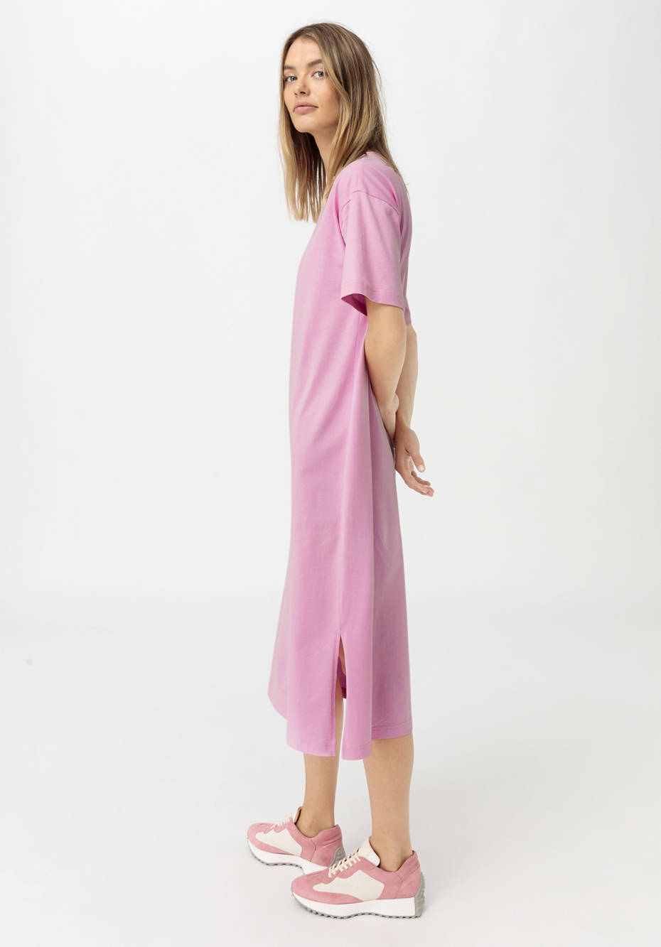 Jersey-Kleid aus reiner Bio-Baumwolle