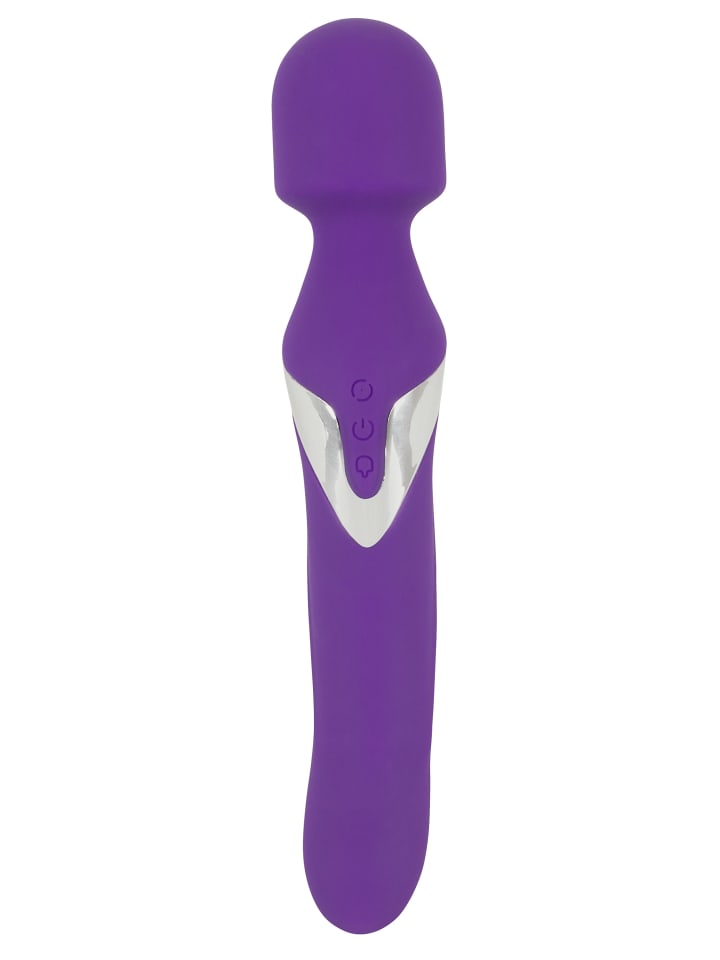 Javida Massagestab Wand & Pearl Vibrator in lila günstig kaufen 24 cm