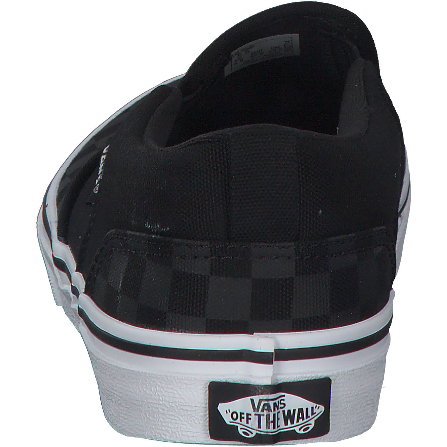 Vans Asher Checkers VN000VH0, Sneakers Low, Kinder, Schwarz